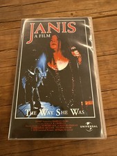 Janis Joplin - Janis - A Film (The Way She Was) - VHS Video