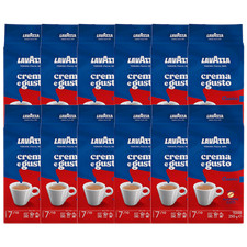 Lavazza Crema E Gusto, 250g gemahlen 12er Pack