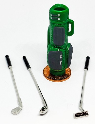 Golf set für puppenhaus - puppenhaus, green