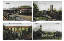 (1)  3350  KREIENSEN  --  BAHNHOF, SCHULE  ~1910