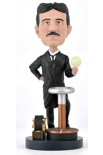 Nikola tesla bobblehead - nikola,