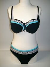 Bikini schwarz mit Muster von