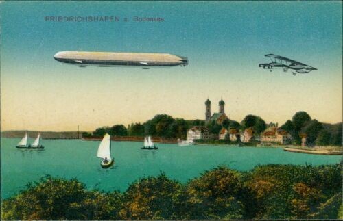 Ansichtskarte friedrichshafen - ansichtskarte,