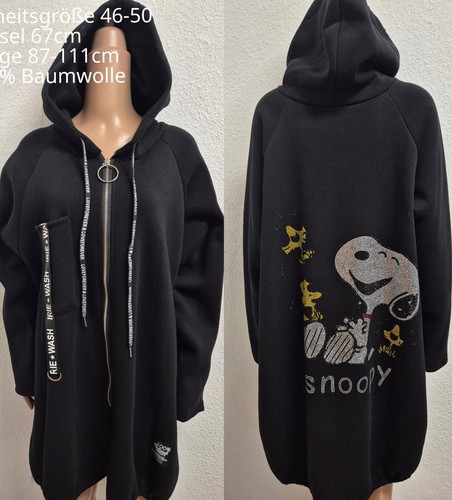 Snoopy glitzer fleece jacke - glitzer,