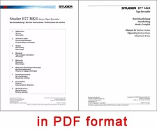 Studer Revox B77 MkII Service