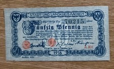 Aachen, 50 Pfennig, Notgeld 
