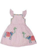 Mini Boden Kleid Mädchen Mädchenklied Dress Gr. EU 98 Baumwolle Pink #lz07txx