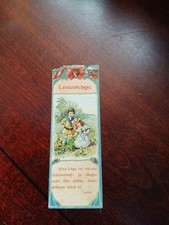 Altes Lesezeichen - mit Sinnspruch v. Luther - leicht beschädigt