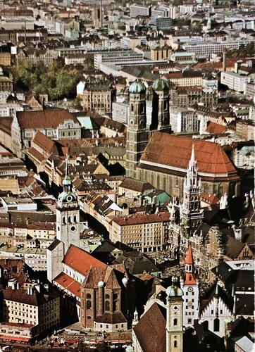 München luftaufnahme - ak,