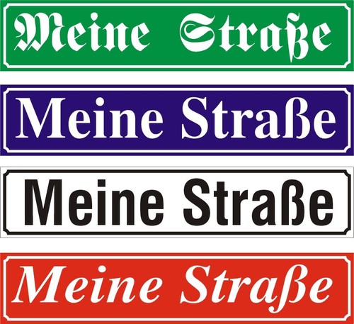 Straßenschild