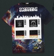 Scorpions - T-Shirt "Universe" Limitierte Sonderedition 4er Bogen selbstklebend