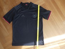 adidas DFB Trikot 152 Sport-Shirt T-shirt 11-12 Jahre Fitness Turnen schwarz