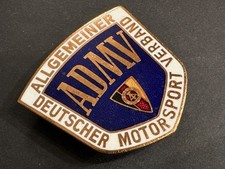 DDR ADMV Allgemeiner Deutscher Motorsport Verband Kühler Plakette Emaille selten