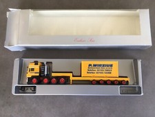 Herpa - MAN -  LKW  "P. Wirzius, Schwerlast GmbH",  1 : 87,  unbespielt mit OVP