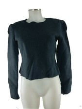 Kirsten Will Pullover 38 schwarz aus gekochter Wolle 100%  top