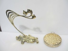 Große Vintage Messing Gong