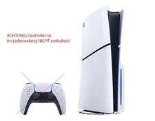 Sony Playstation 5 Spielekonsole Konsole Disc Slim 1.000 GB schwarz/weiß ohne Co