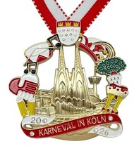 Sessionsorden Karnevalsorden Orden Köln und Wappen mit Band Kölner Karneval 2026