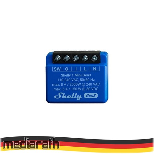 Shelly plus mini gen3 8a - shelly, 1