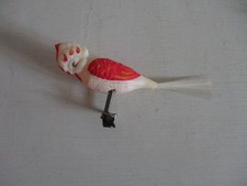 alter Christbaumschmuck Kakadu mit Klemme Vogel