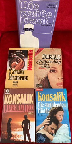 Konsalik büchersammlung - konsalik, 5x