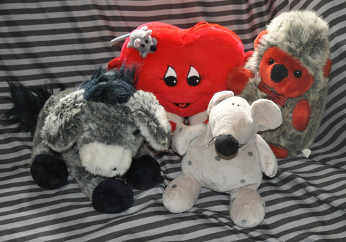 Stofftiere konvolut 4 stück - stofftiere,