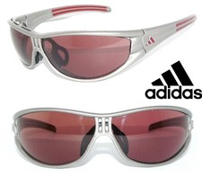 Adidas Sonnenbrille GRAU ROT