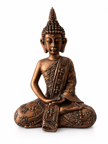 Buddha statue braun 20cm - braun,