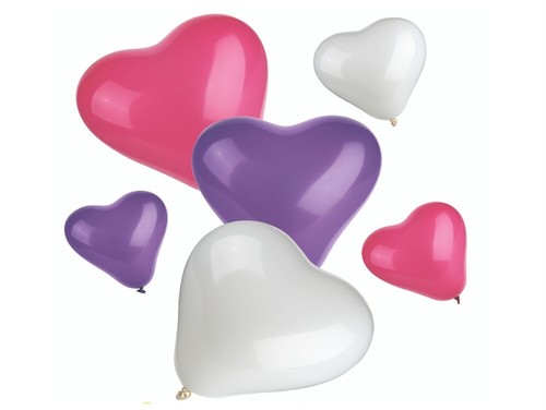 Herzen luftballons 9x - 12,