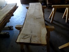 Walnuss Bohle,massiv,Bohlen,Tischplatte,Epoxidharztisch,ca.2,00x44x5,5 cm,5273