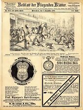 A. Huber München Taschenuhren G. Knaak Berlin SW. Revolver Doppelflinten...1889