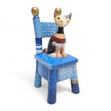 Rosina Wachtmeister Katze Stuhl / Spieluhr / Musik / Rarität / Menuett / Goebel