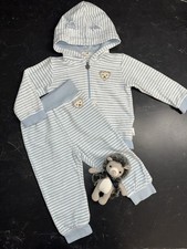 Kuscheliges Set aus Jäckchen & Hose, Größe 80, Steiff