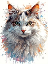 Persischer katzenmotiv - persischer,