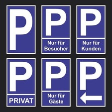 Schild Parkplatz Privat Kunden