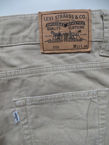 Levi 506 herren cord jeans - 506,