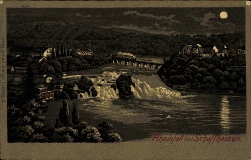 Litho rheinfall kanton - litho,