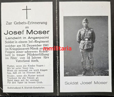 Sterbebild WWII Schütze