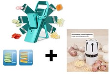 Genius Gemüseschneider Nicer Dicer Mando 13tlg. 6678 + G10 Knoblauchschneider