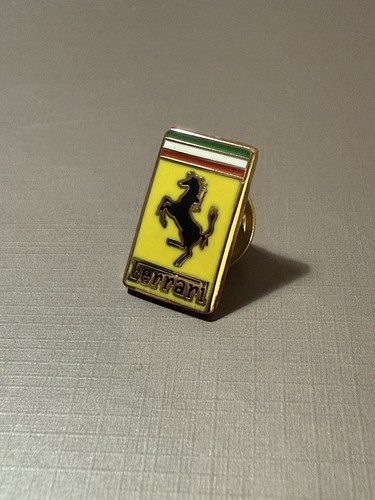 Vintage ferrari emaille pin - vintage,