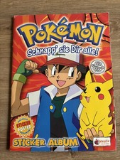 Pokémon - Merlin - Sticker Album - Sammelheft 1999 - Fast Komplett mit Poster