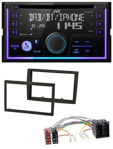 Jvc mp3 usb 2din - dab, bluetooth