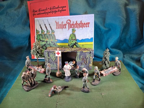 Sanitätsszene massefiguren - sanitätsszene, m.