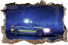 Wandtattoo Polizeiwagen mit