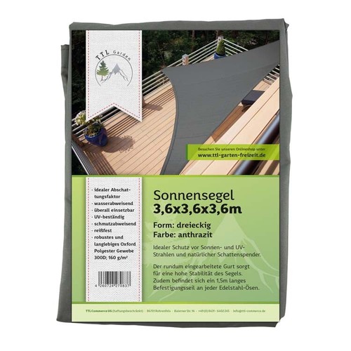 Sonnensegel dreieck - dreieck,