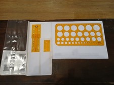 Rotring 4  Schablonen Set, 840632, 342070, 342050, 342035