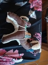 Handgefertigte  Kamel-Figur aus Leder Deko-Objekt & Sammlerstück