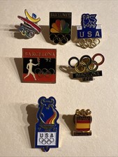 Pin S Anstecker Olympia 1992 Barcelona Olympische Spiele 7 Stück 