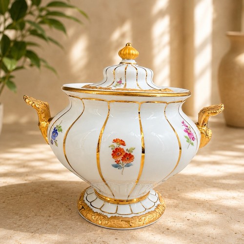 Große vergoldete meissen - große,