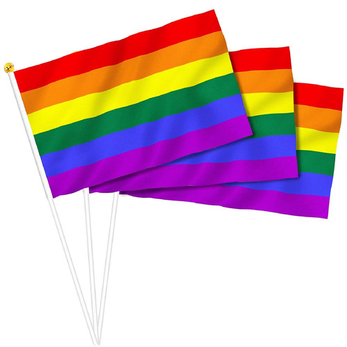 Kleine regenbogenfahnen set - kleine,